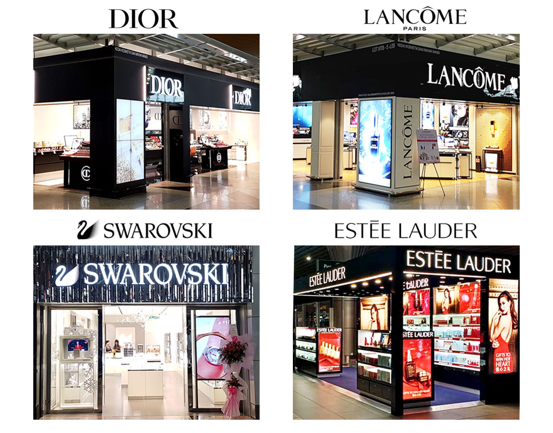 Eraman Opens NEW Flagship Stores. Introduces Dior, Lancôme and Swarovski at KLIA and Estée Lauder at KKIA