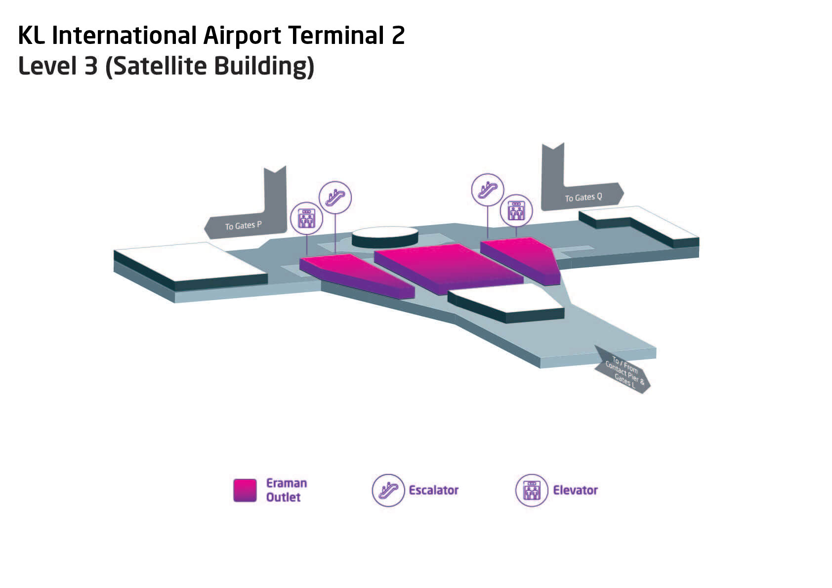 KL International Airport Terminal 2 Level 3 (Satellite Building)