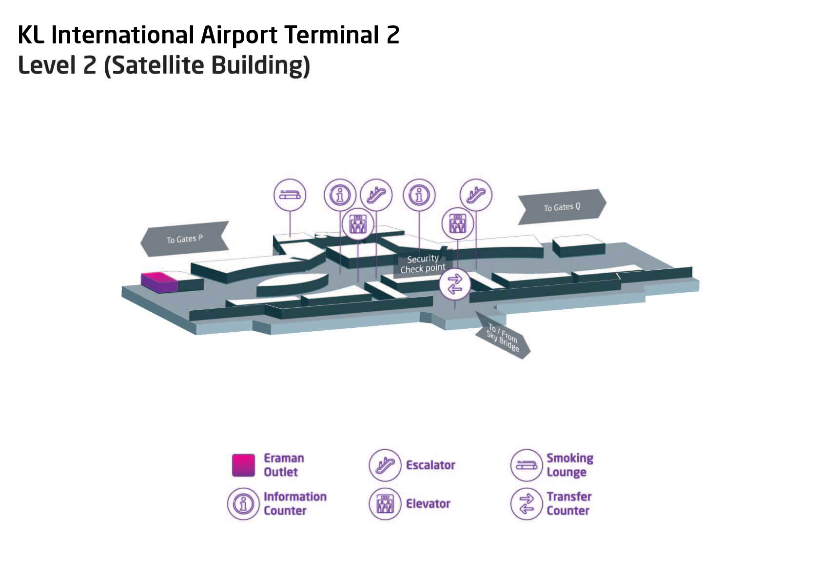 KL International Airport Terminal 2 Level 2 (Satellite Building)