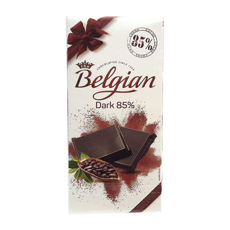 Belgian Bar Dark 85% 100g